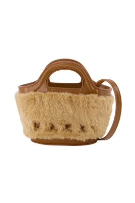 Beige Syntetisk Micro Plånbok Tropicalia