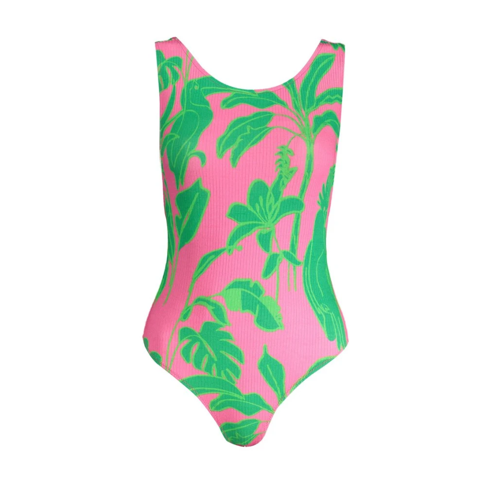 Desigual Damen Multicolor Rosa Viscosa Bodysuit