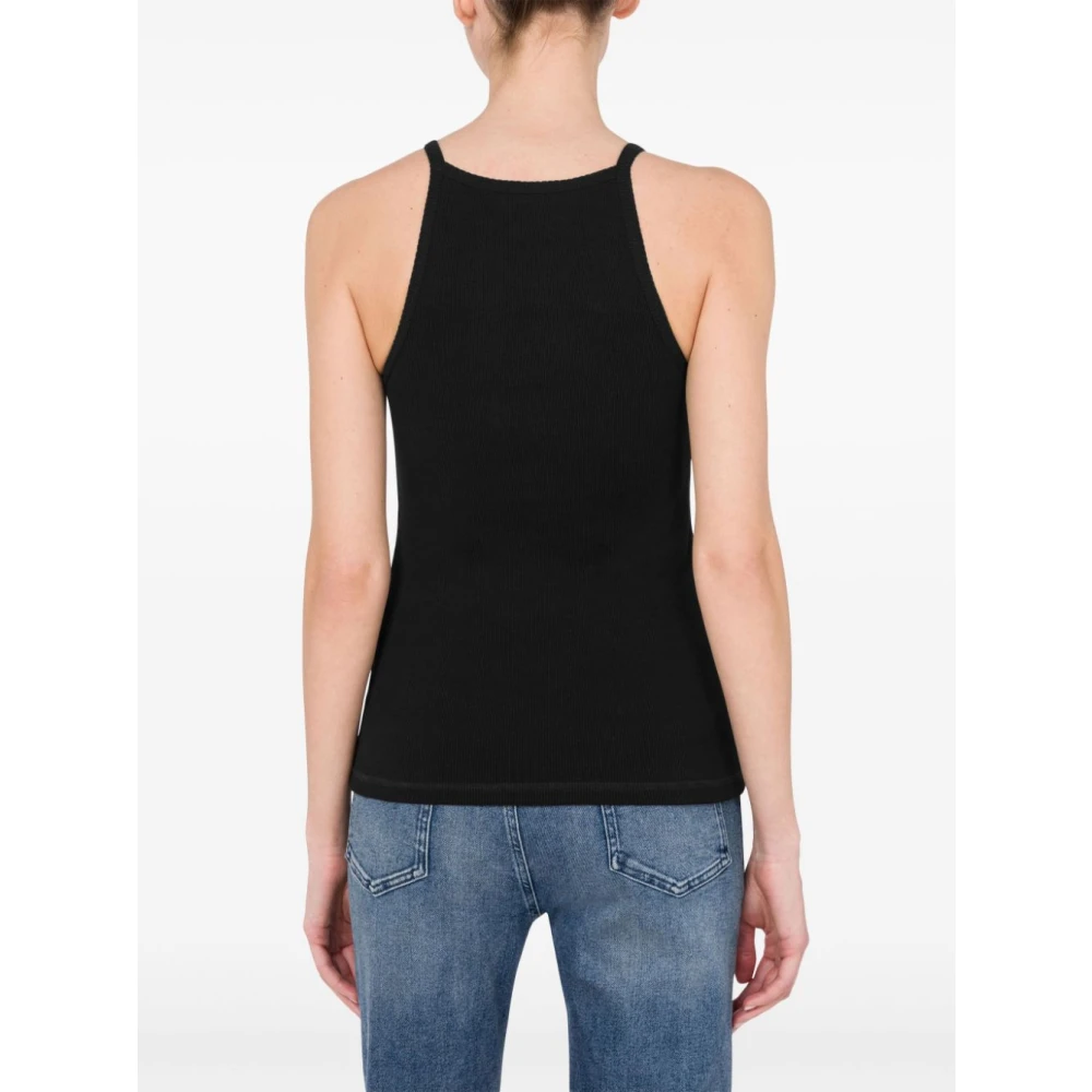 Moschino Stijlvolle Top voor Jeans Black Dames