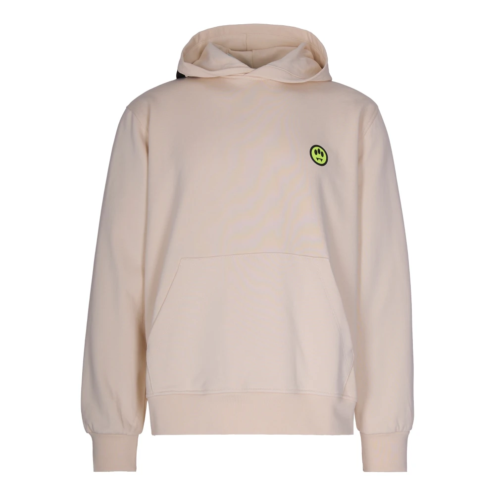 Barrow Men's Beige Hoodie Iconic
