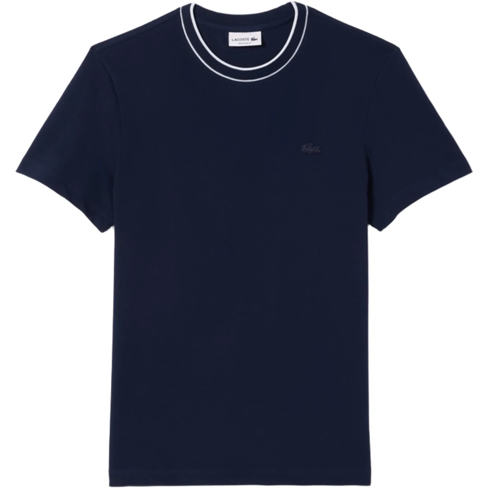 Lacoste Uomo Blu Top, S, New,