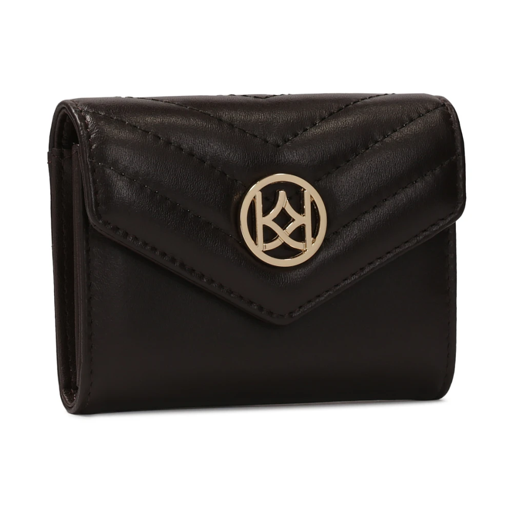 Kazar Kleine portemonnee met groot monogram Brown Dames