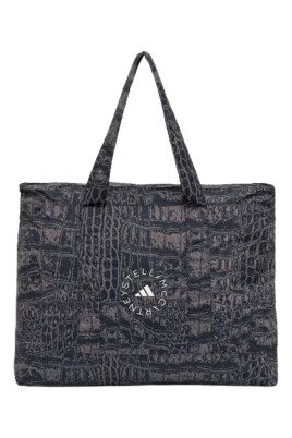 sac-fourre-tout-pliable-imprime-croco-noir