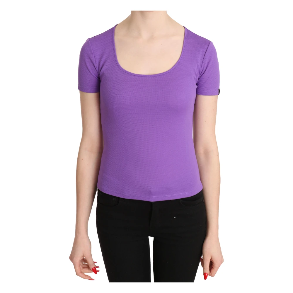 Gianfranco Ferré Women's Purple Short Sleeve Casual Top