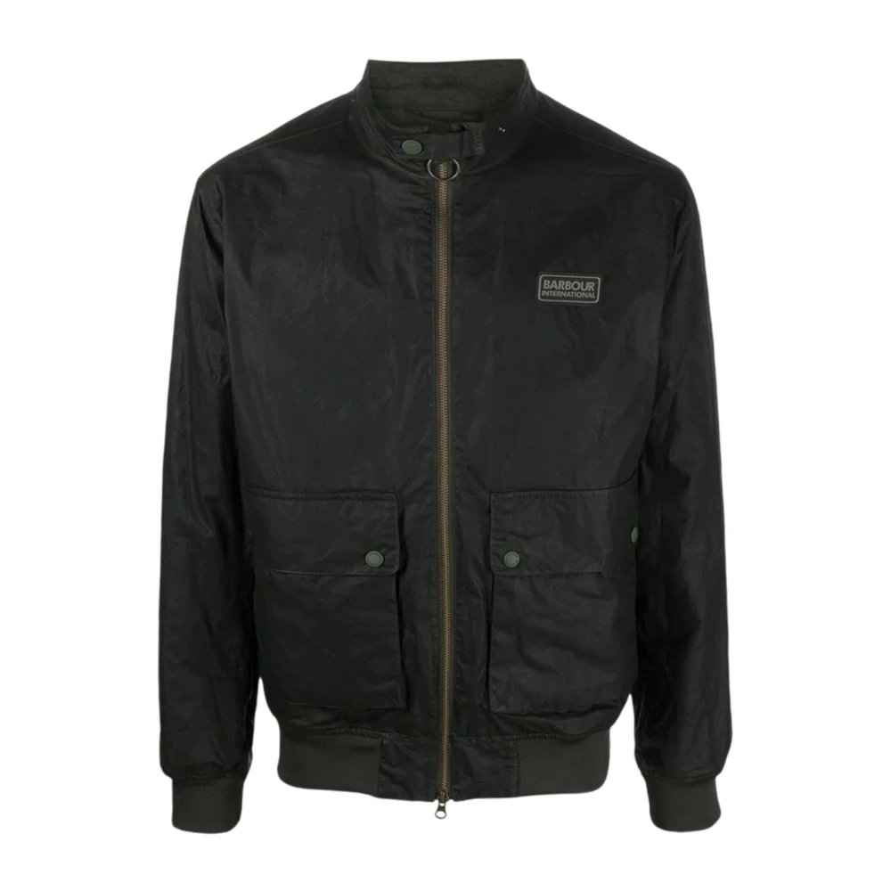 Barbour Zwarte jassen voor internationale stijl Black Heren