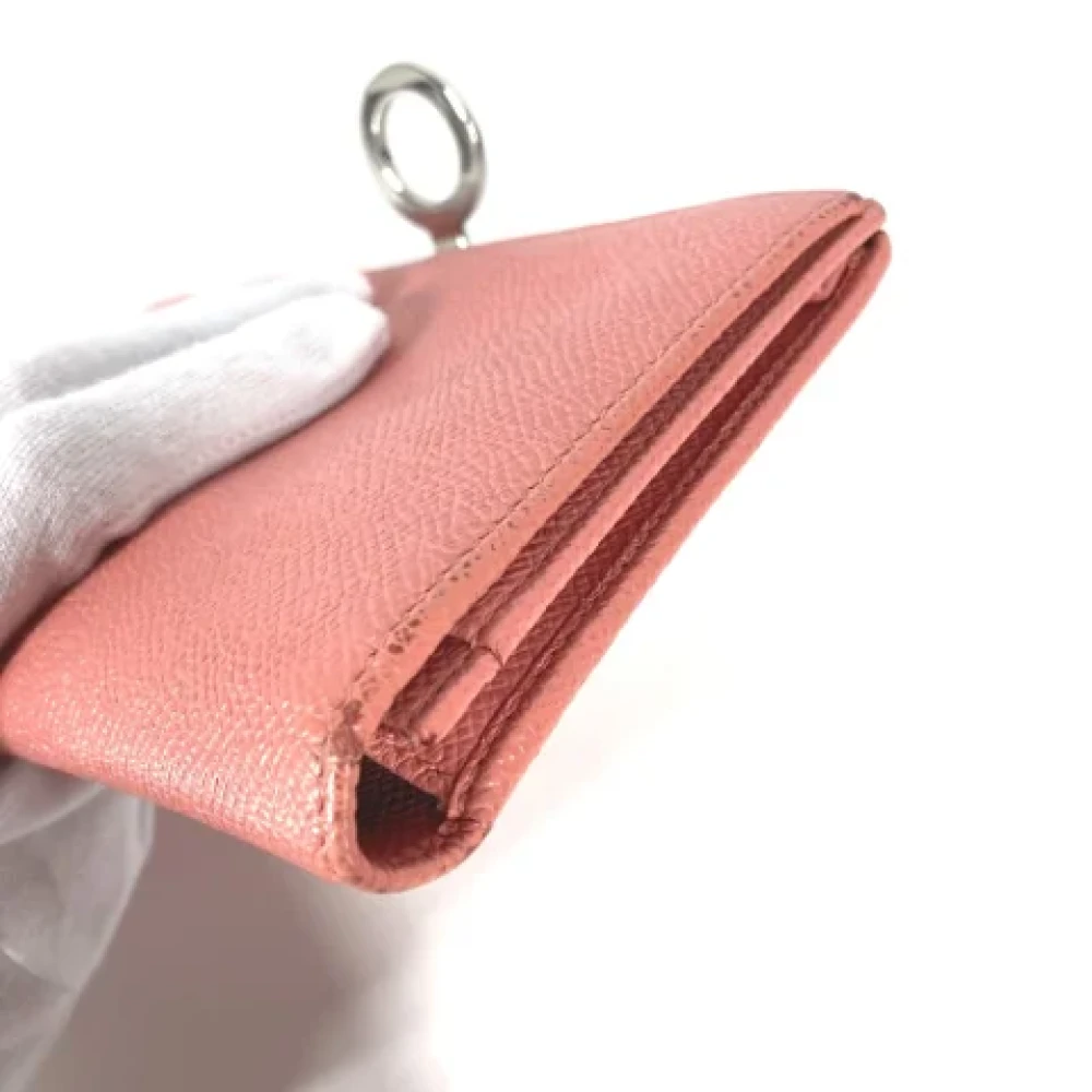 Bvlgari Vintage Pre-owned Leather wallets Pink Dames