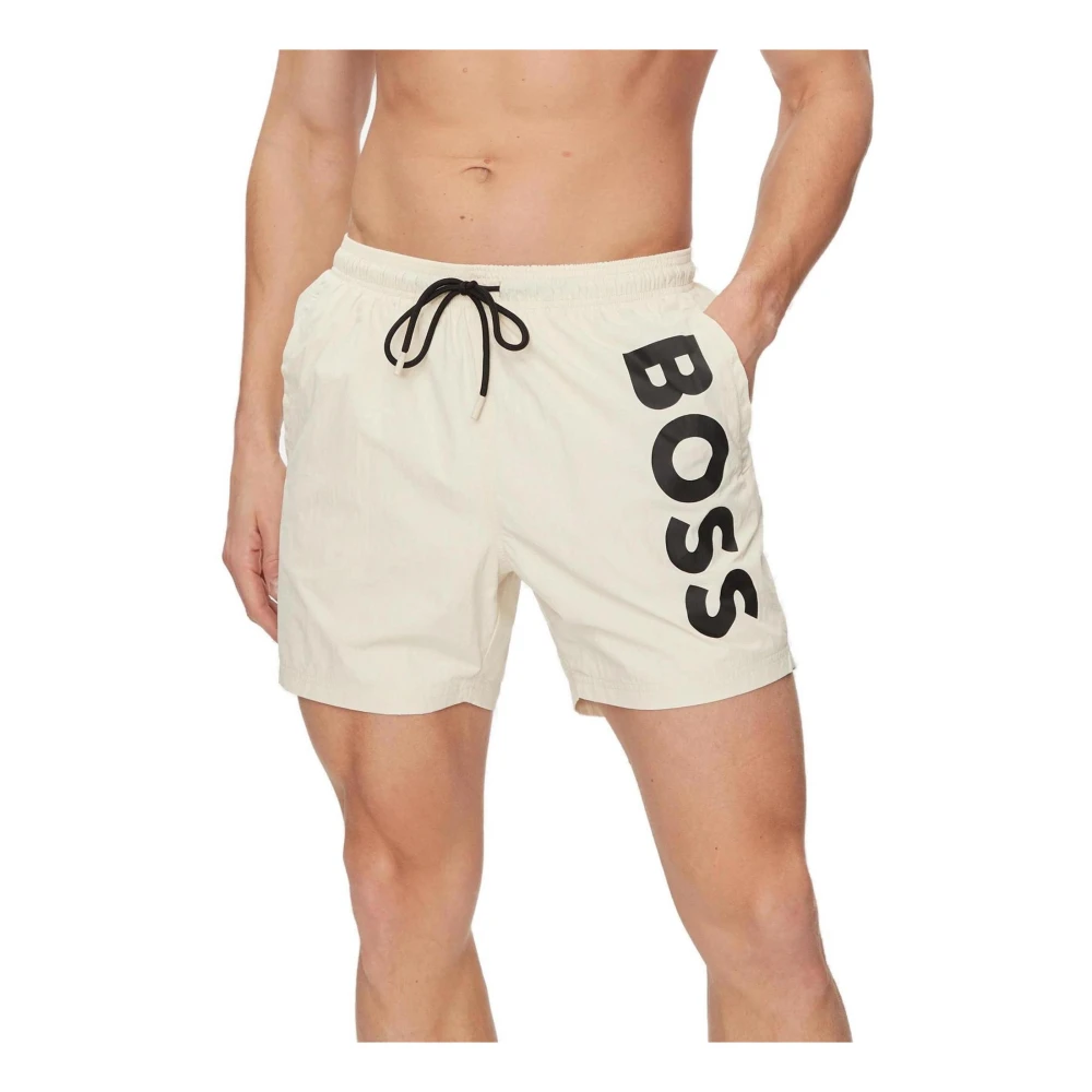 Hugo Boss Beachwear Beige Heren