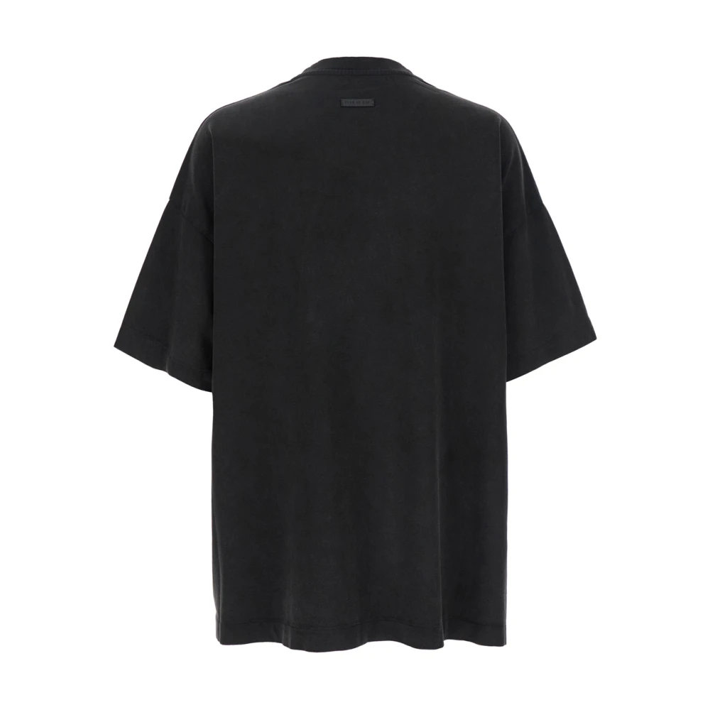 Fear Of God Zwarte Crew Neck T-shirt met Logo Black Heren