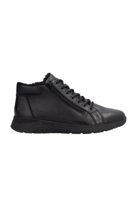 Svarta avslappnade stängda ankelboots