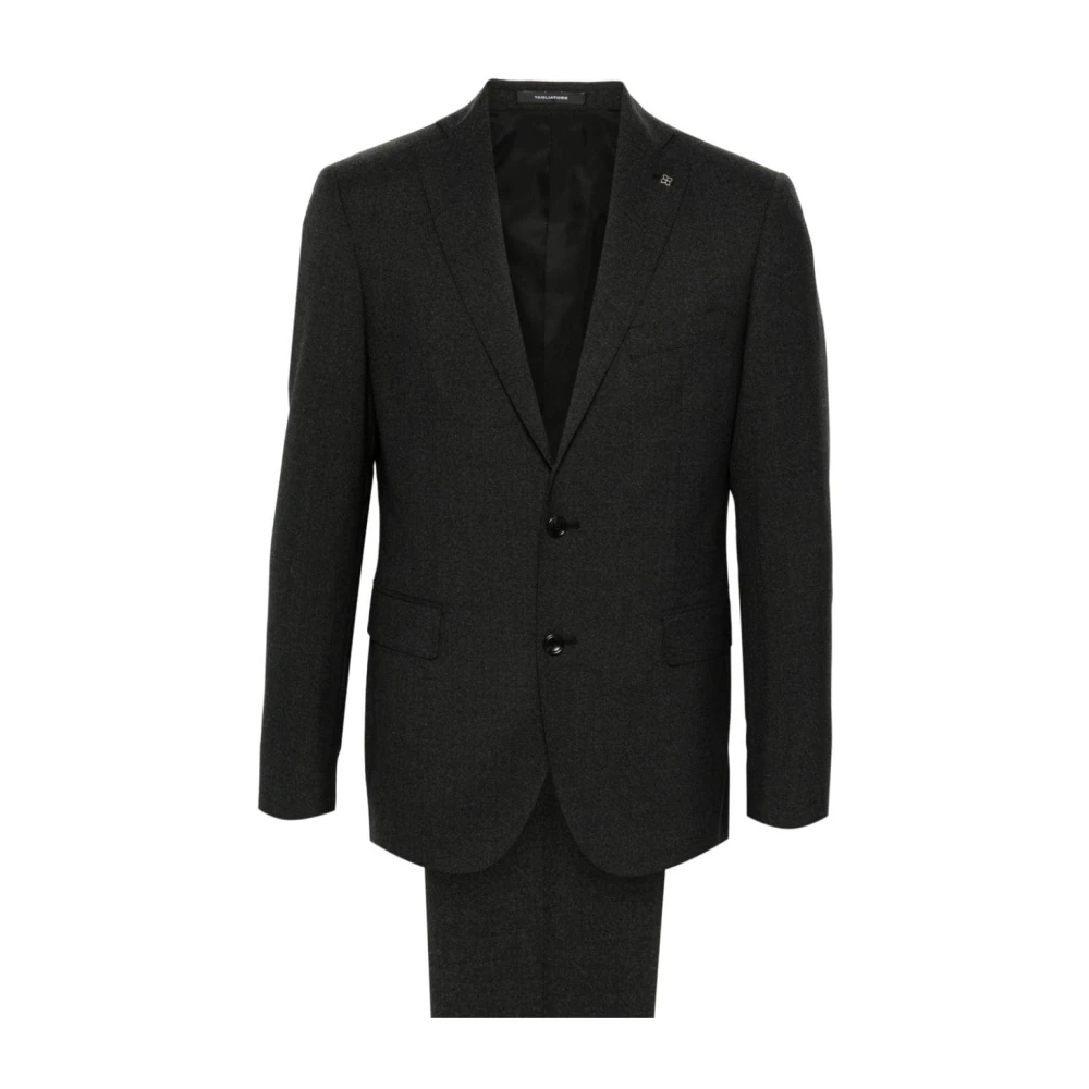 Tagliatore Grijze Wollen Pak Jas en Broek Gray Heren