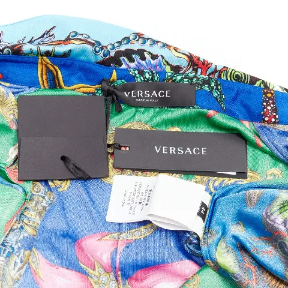 Versace Pre-owned Viscose dresses Green Dames