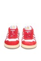 baskets-en-cuir-rouge-et-blanc
