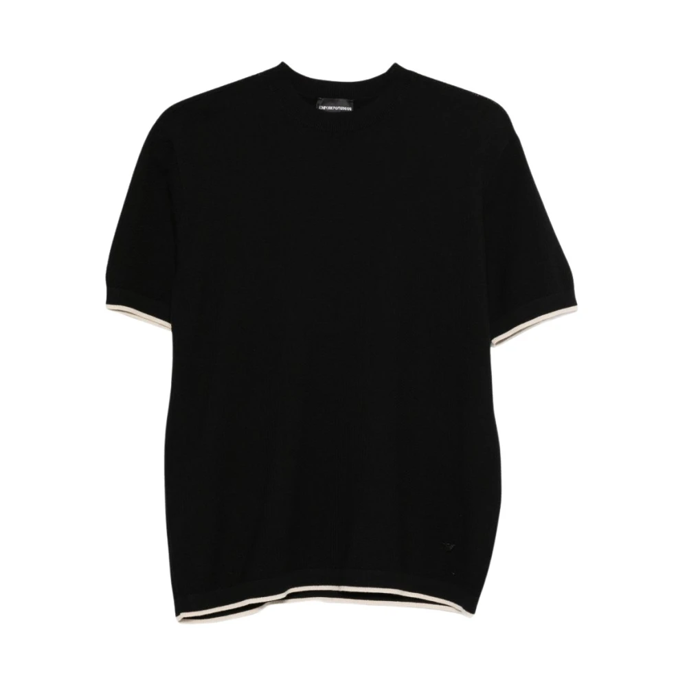 Emporio Armani Herr Svart Toppar M, T-Shirts Och Pikétröjor