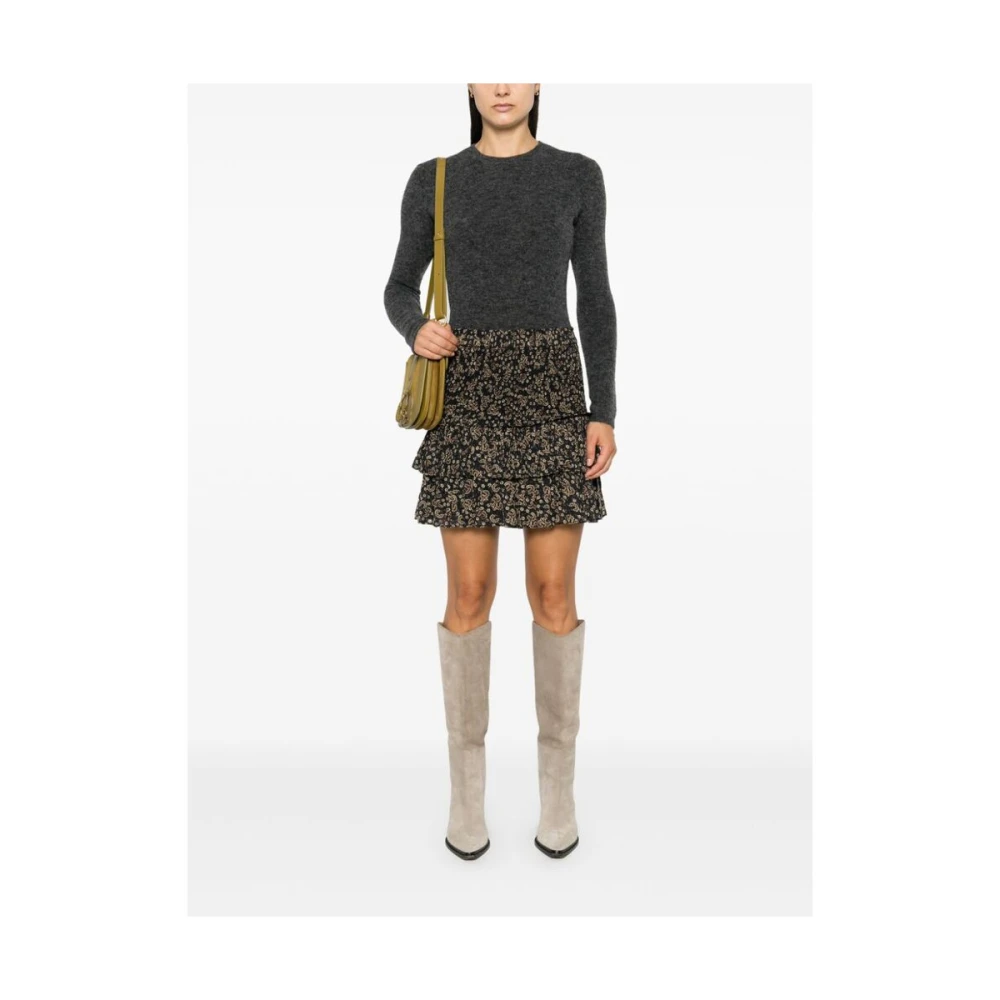 Isabel Marant Étoile Alpaca Wolmix Ronde Hals Sweater Gray Dames