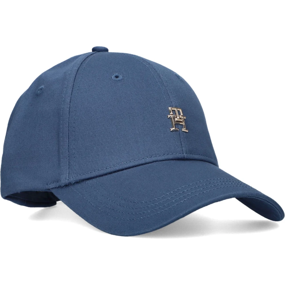 Tommy Hilfiger Blauwe Distinct Cap voor Vrouwen Blue Dames
