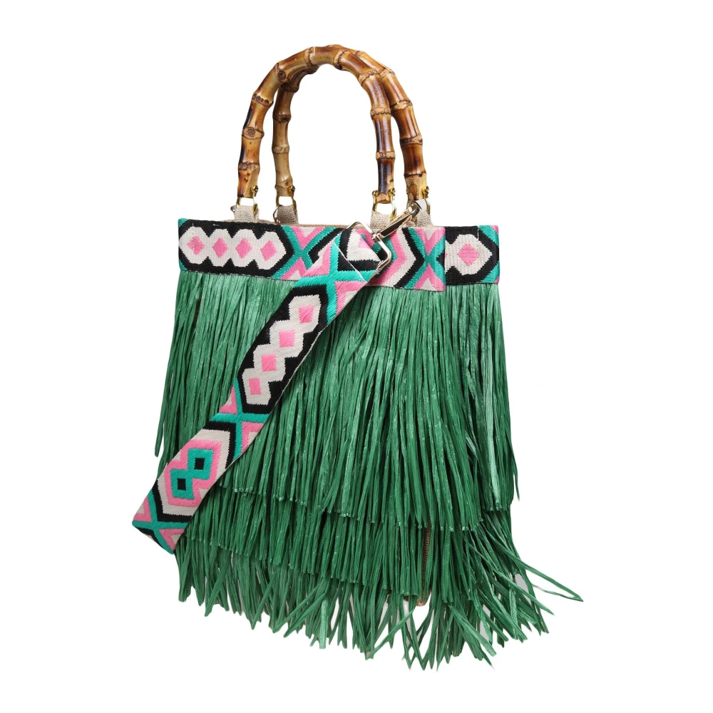 La Milanesa Handbags Green Dames