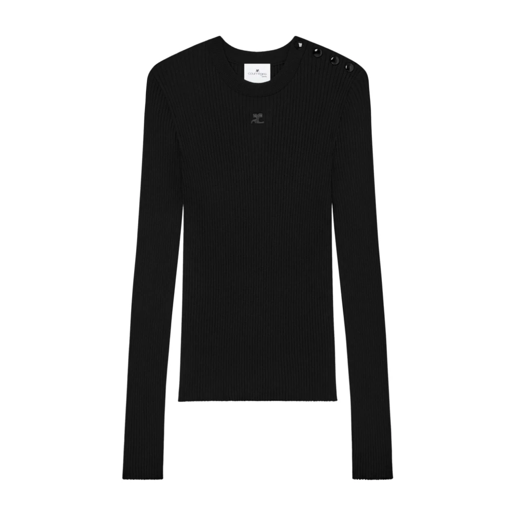 Courrèges Zwarte Sweater Collectie Black Dames