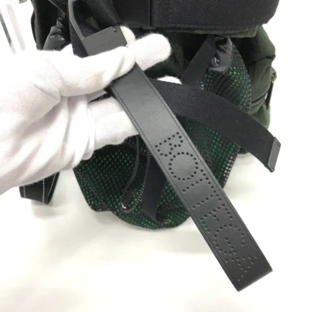 Bottega Veneta Vintage Pre-owned Fabric shoulder-bags Green Dames