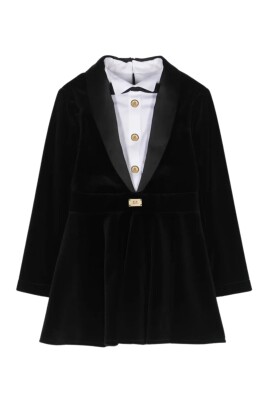 black-velvet-blazer-dress-with-bow