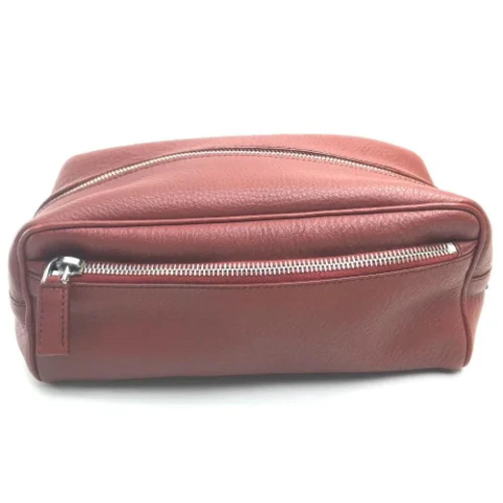 Prada Vintage Pre-owned Leather prada-bags Red Dames