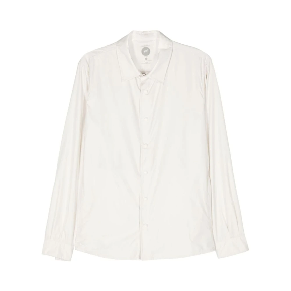 Mazzarelli Casual Shirts Beige Heren