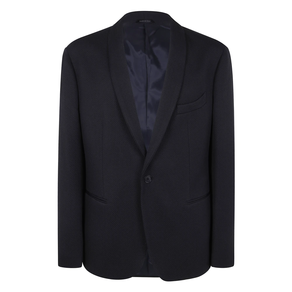 Giorgio Armani Elegante Blazer voor een stijlvolle look Black Heren
