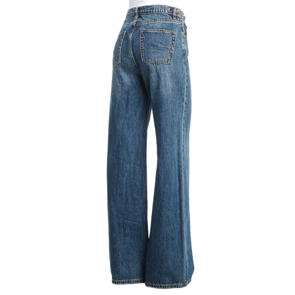Gaudi Stijlvolle Wide Leg Jeans voor Vrouwen Blue Dames