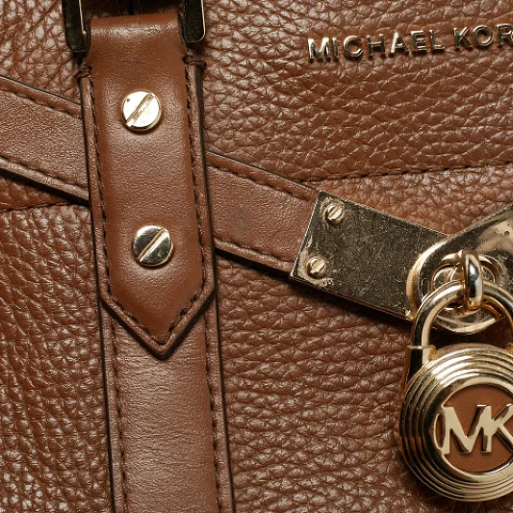 Michael Kors Pre-owned Leather shoulder-bags Brown Dames