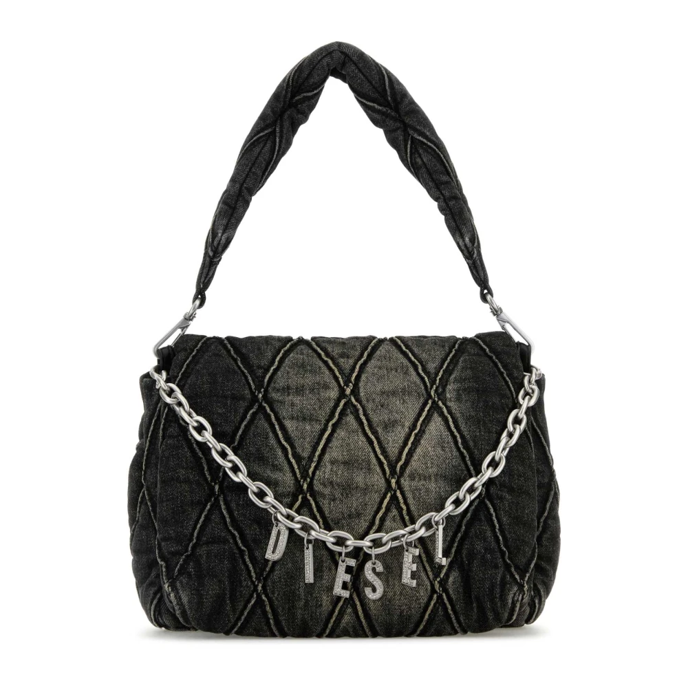 Diesel Women's Black Charm-D M Shoulder Bag