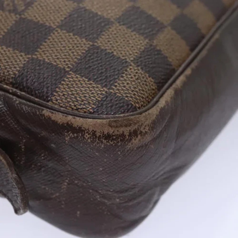 Louis Vuitton Vintage Pre-owned Canvas clutches Brown Dames
