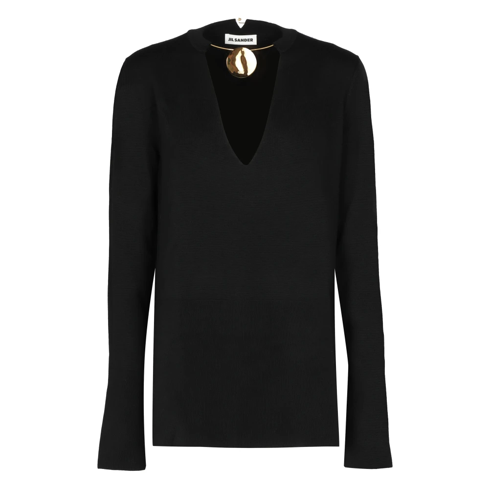 Knitwear > V-neck Knitwear - - Jil Sander - Modalova