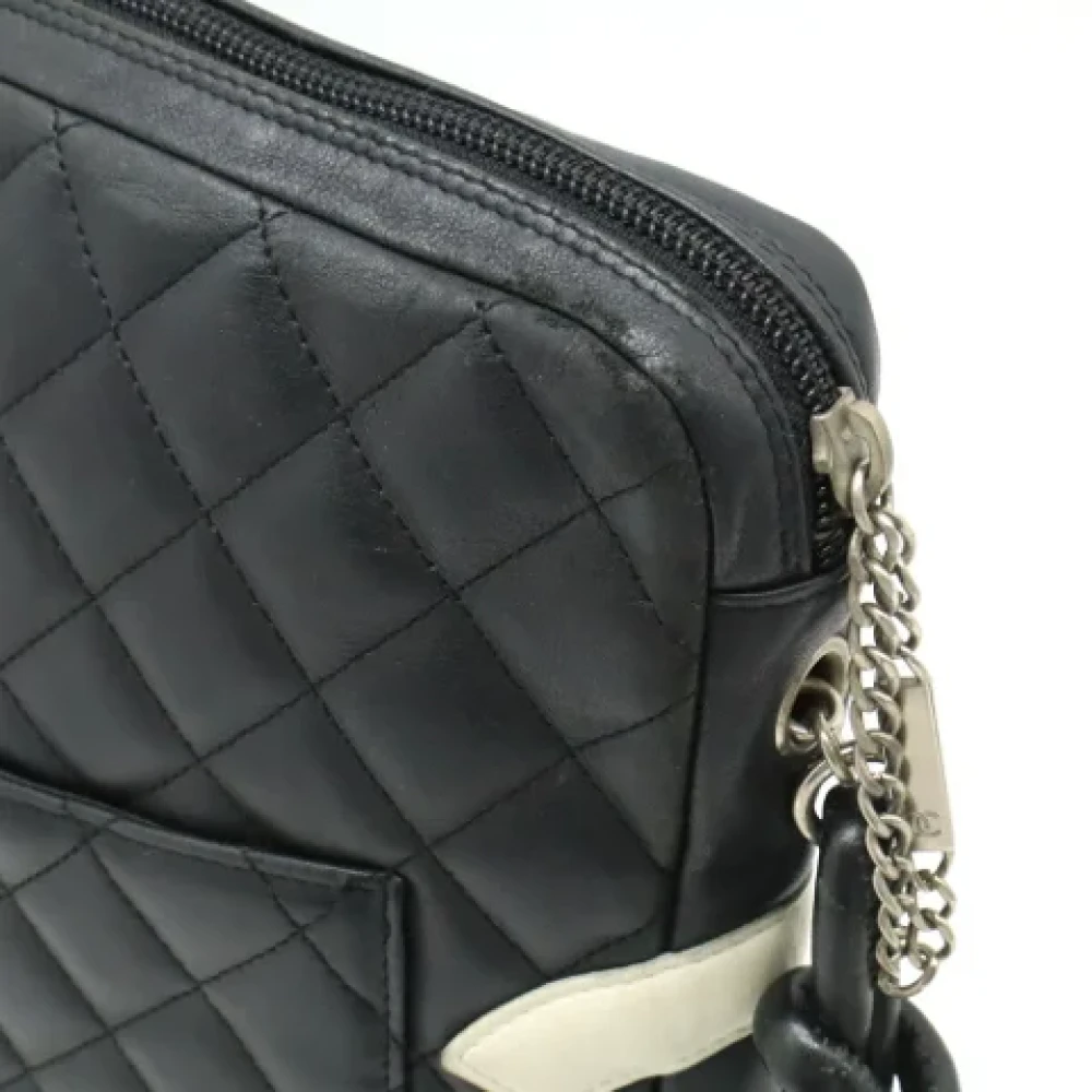 Chanel Vintage Pre-owned Fabric chanel-bags Black Dames