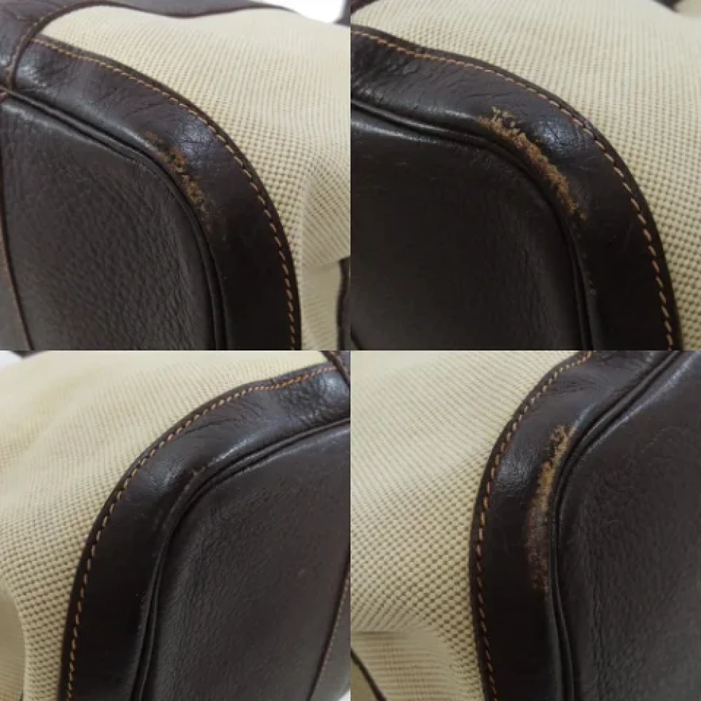 Hermès Vintage Pre-owned Canvas totes Beige Dames