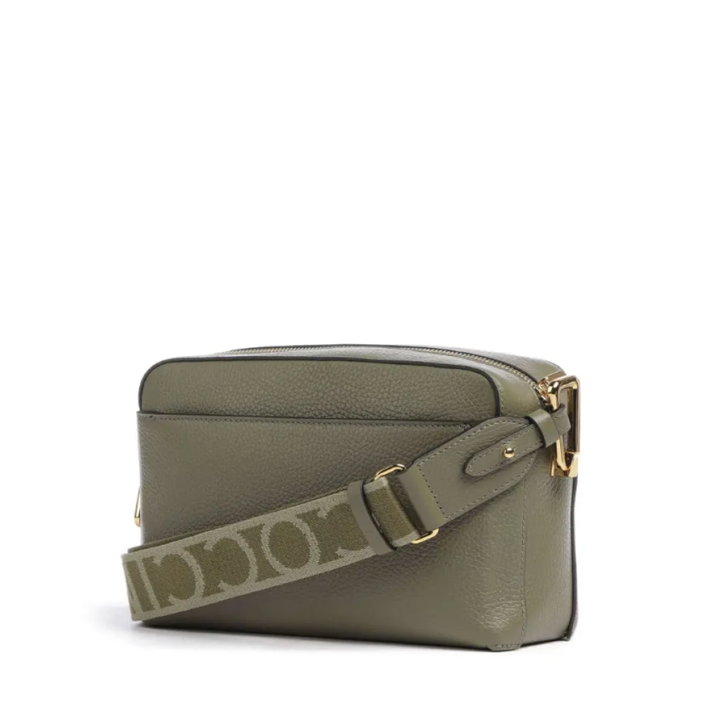 Coccinelle Groene leren crossbody tas Green Dames