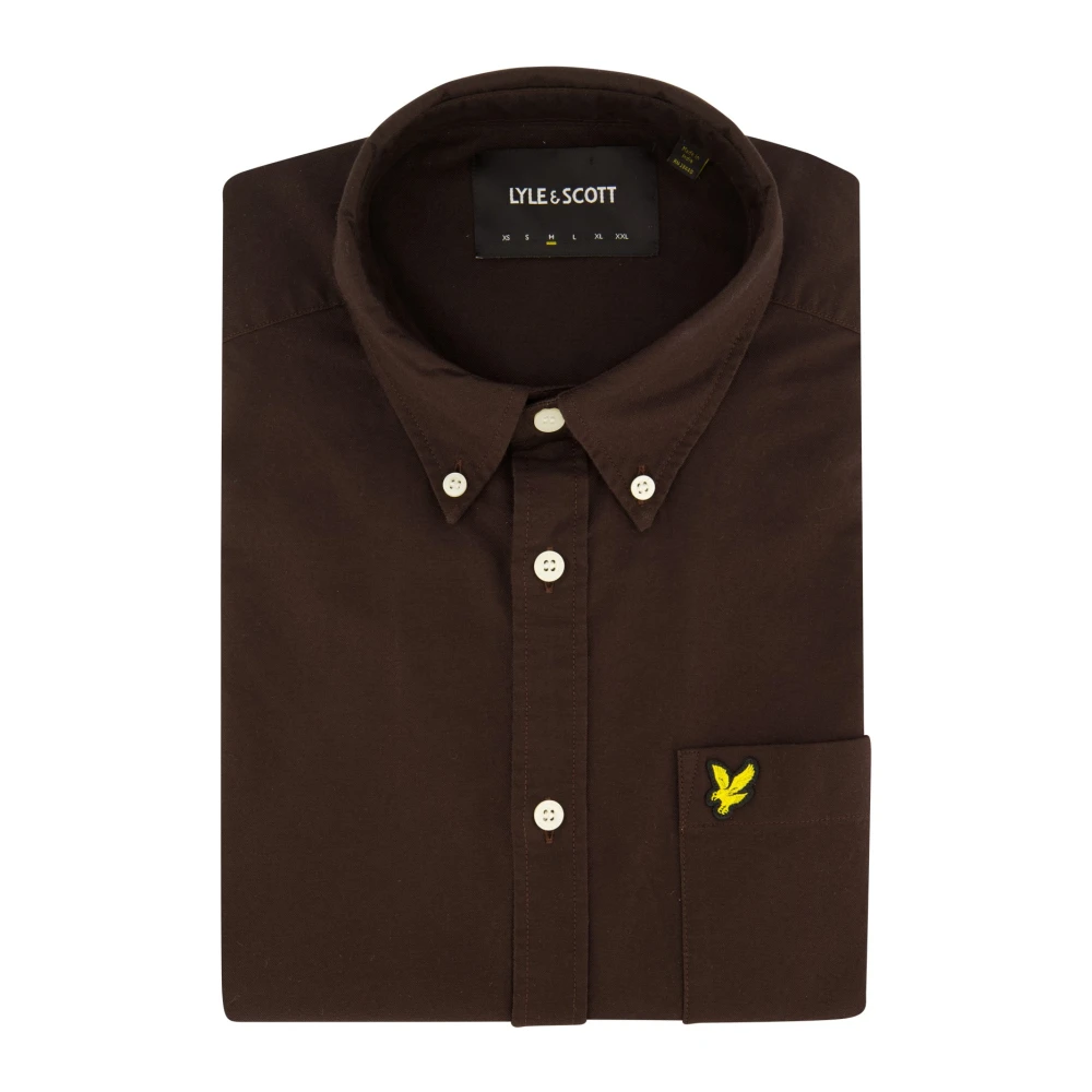 Lyle & Scott Bruine casual overhemd Brown Heren