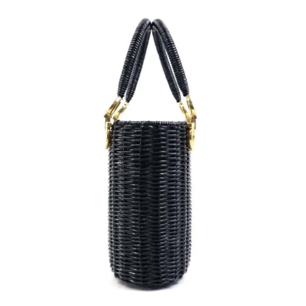 Salvatore Ferragamo Pre-owned Fabric handbags Black Dames