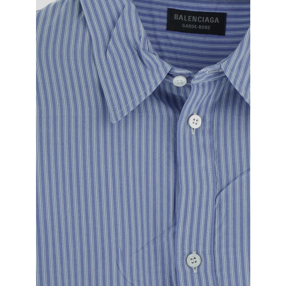 Balenciaga Stijlvolle Herenoverhemd Collectie Blue Heren