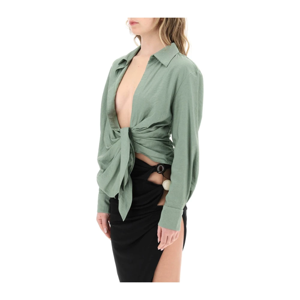 Jacquemus Blouses & Shirts Green Dames