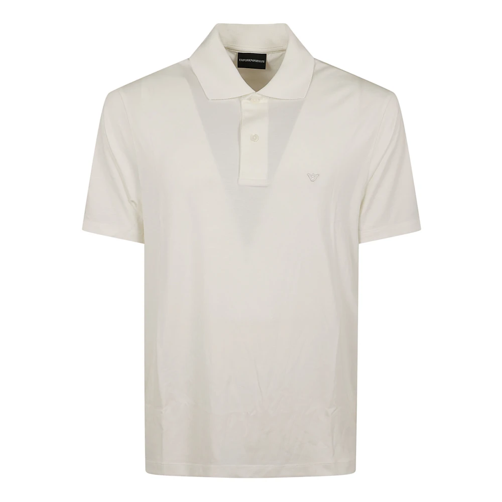 Emporio Armani Uomo Bianco - Polo Abbottonata - Tops - 2XL