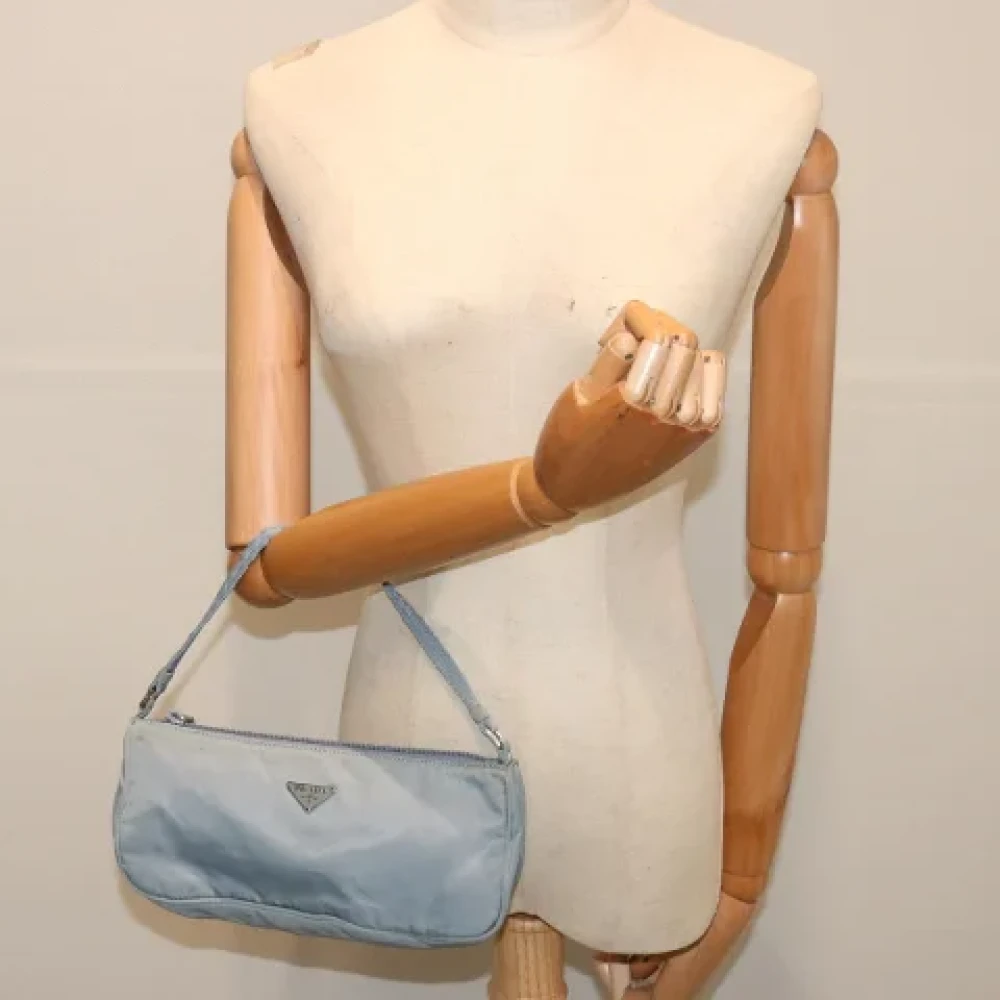Prada Vintage Pre-owned Fabric prada-bags Blue Dames