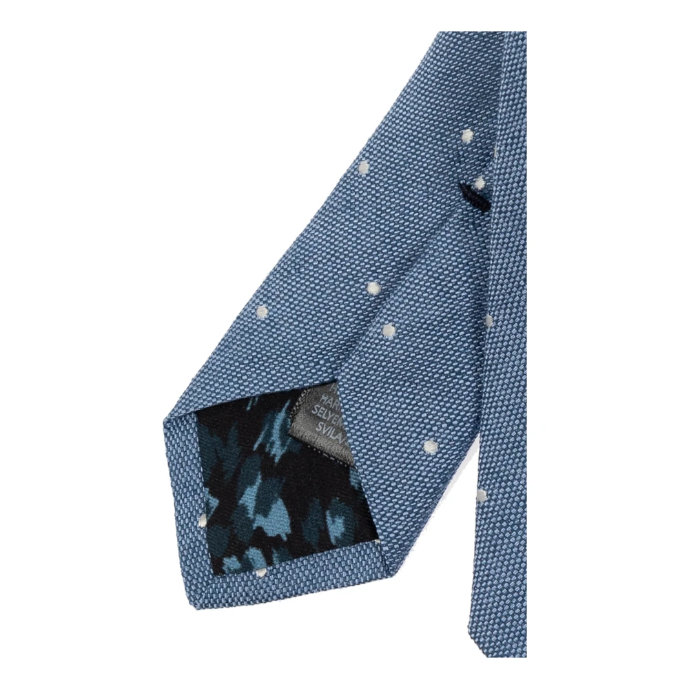 Paul Smith Stropdas met stippenpatroon Blue Heren