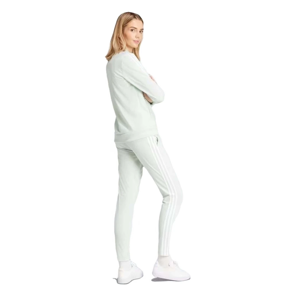 Adidas Essentials 3 Bandas Tracksuit Green Dames