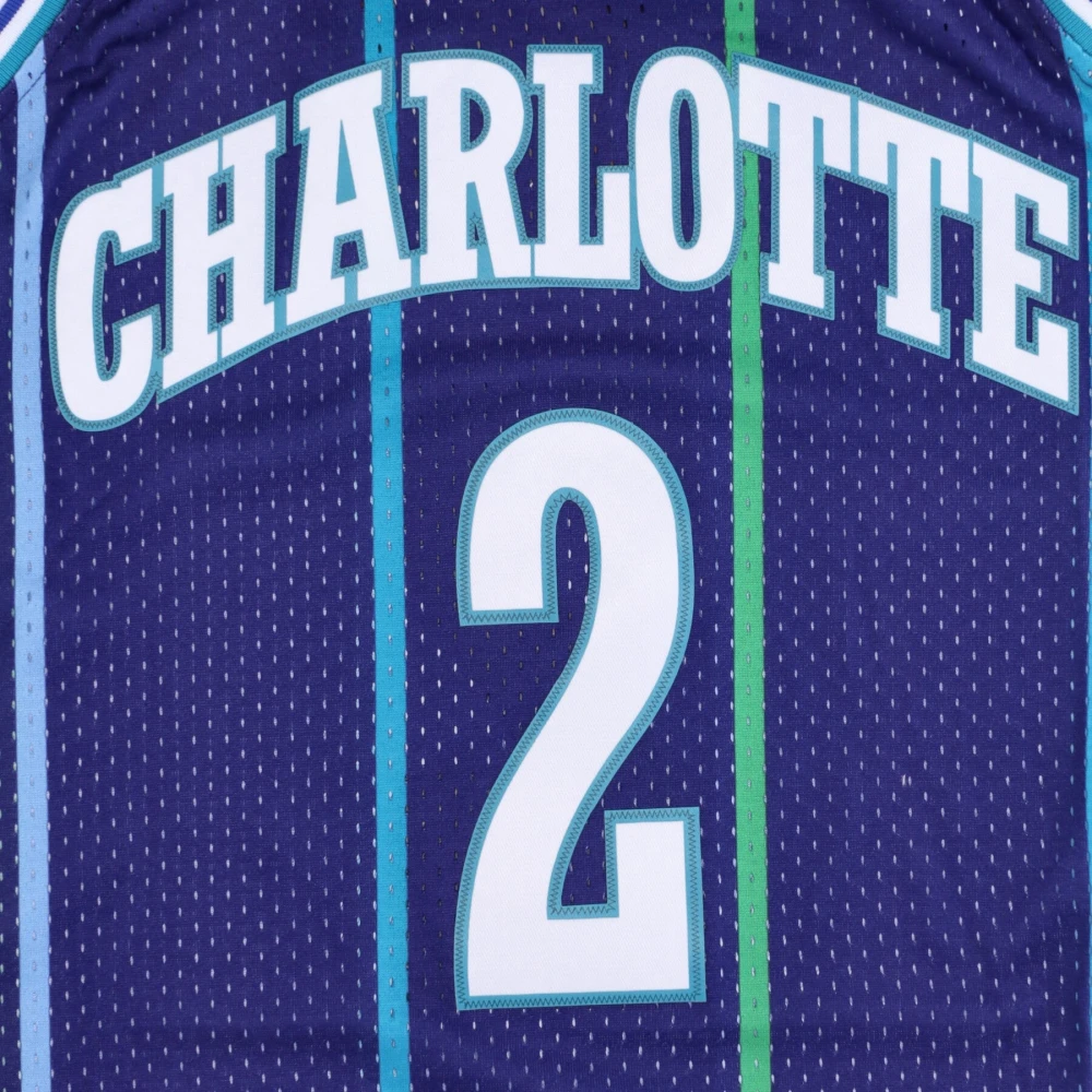 Mitchell & Ness Larry Johnson Basketbal Tanktop Blue Heren