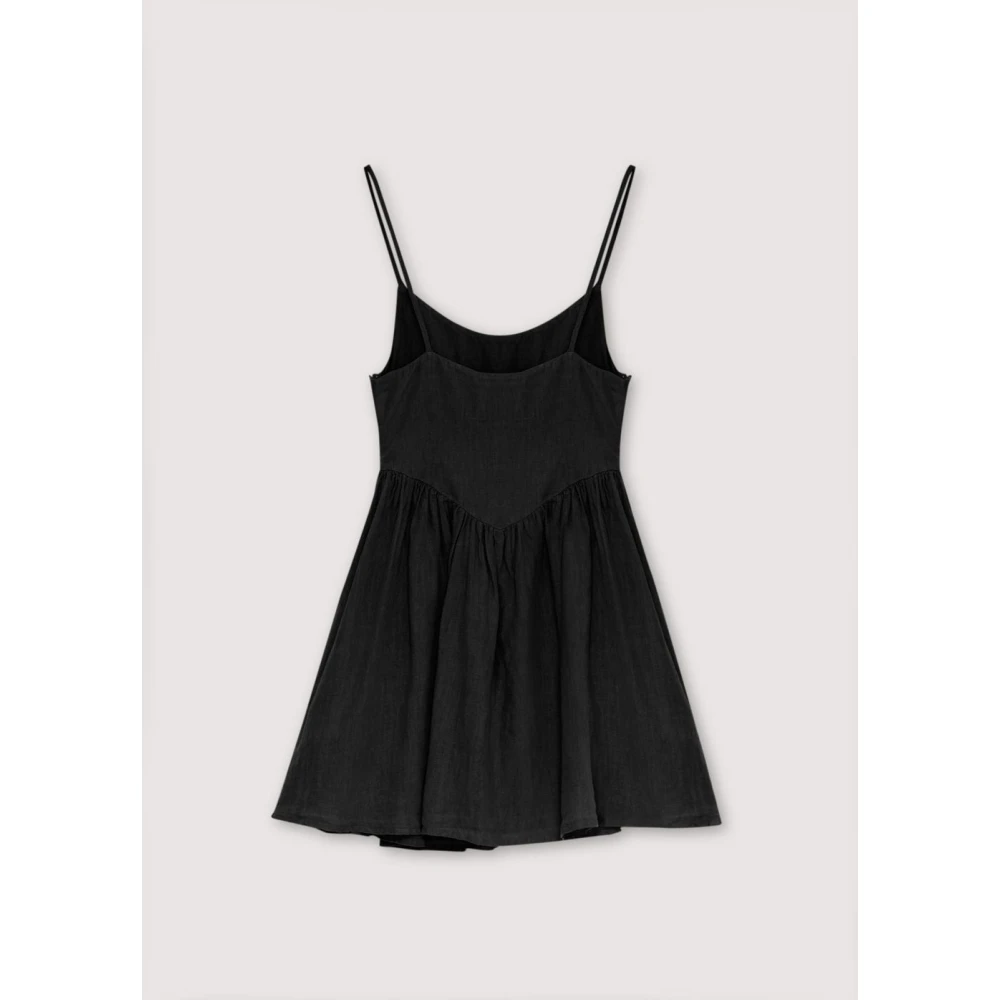 The New Society Hera Vrouw Korte Jurk Caviar Black Dames