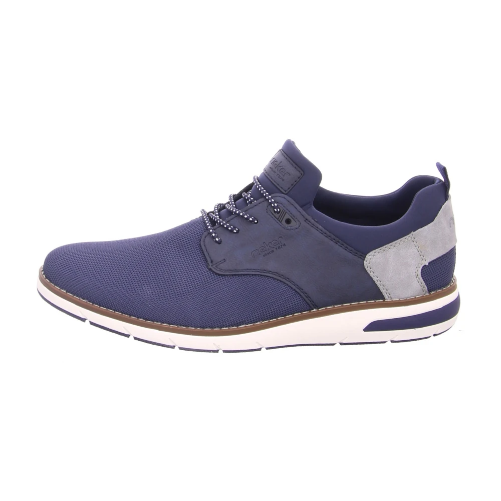Rieker Bequemer Sneaker Heren Schoenen Blauw