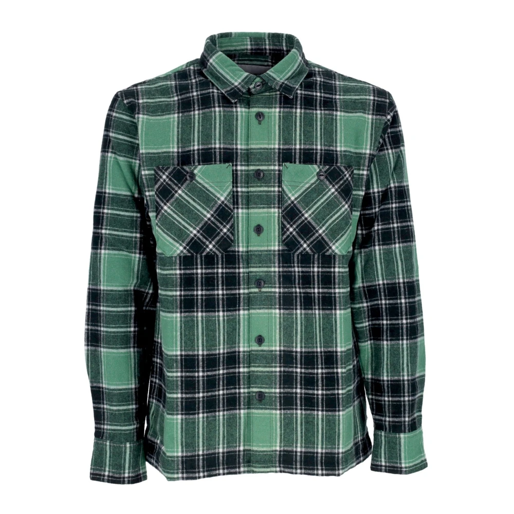 Carhartt Wip Men's Checkered Long Sleeve Shirt With Button Closure