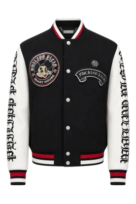 College Bomber Jacket LS Money Mouse