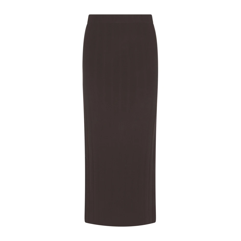Remain Birger Christensen Midi Rok in Klassieke Stijl Brown Dames