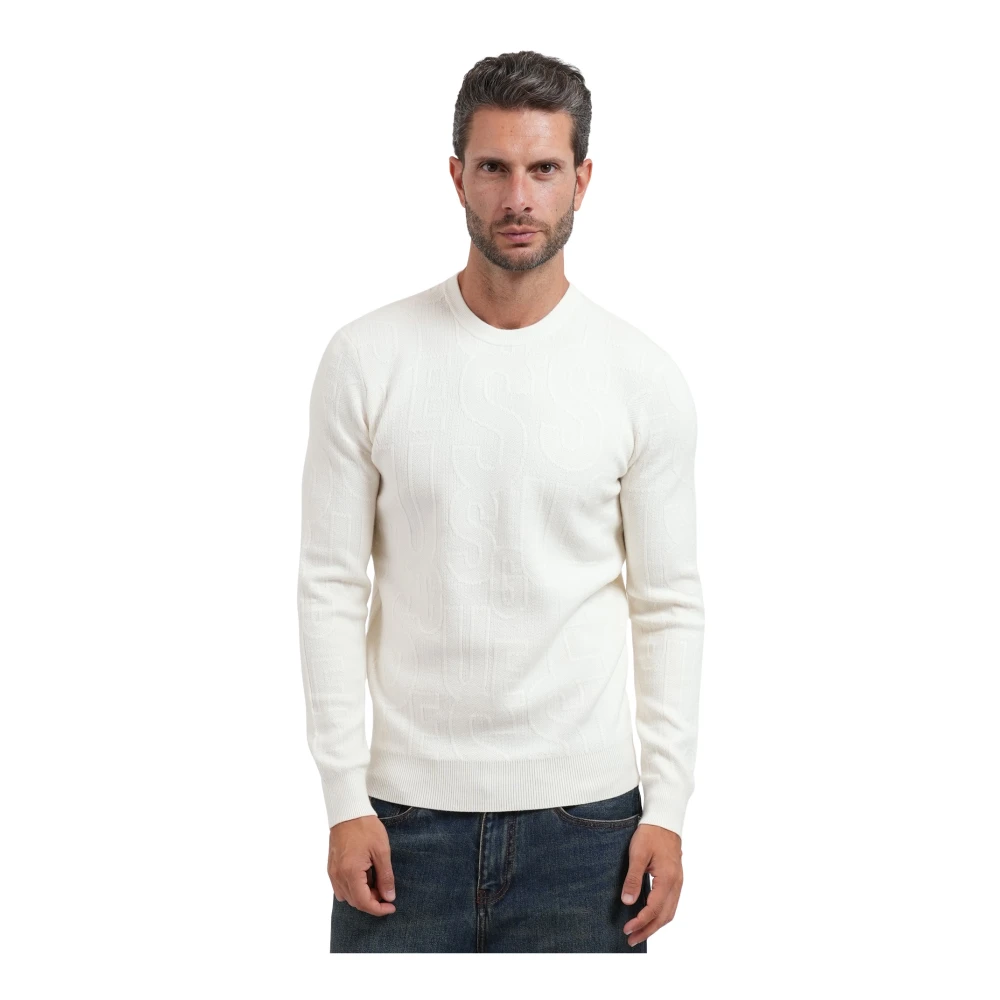 Guess Herren Pullover Beige Gr. Klein - Bild 4