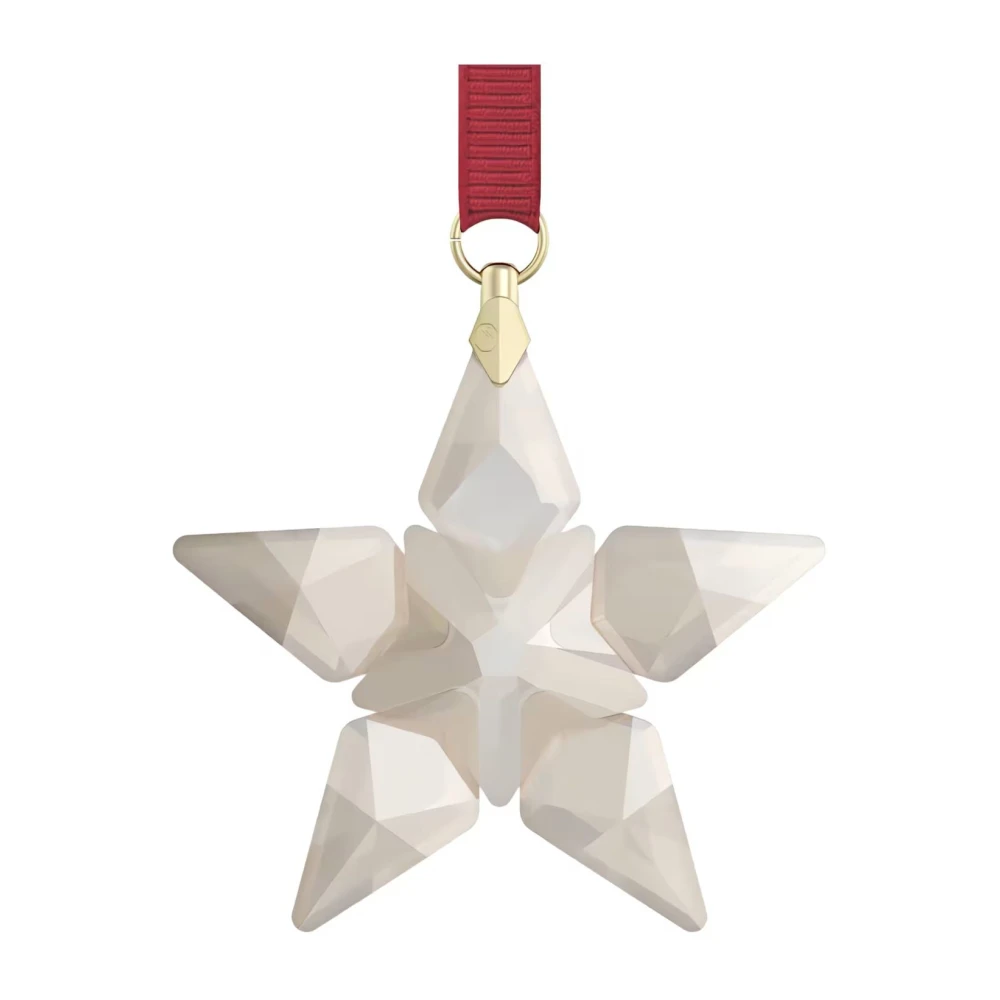 Swarovski Jaarlijkse Editie Feestelijk Ornament Unisex Goudkleurig 5648747 Beige Unisex